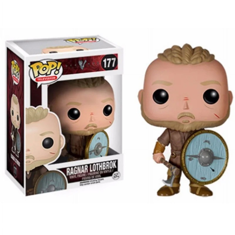 Funko Pop! Vikings - Ragnar Lothbrok 177 (VAULTED) (slight box ware) + Free Protector