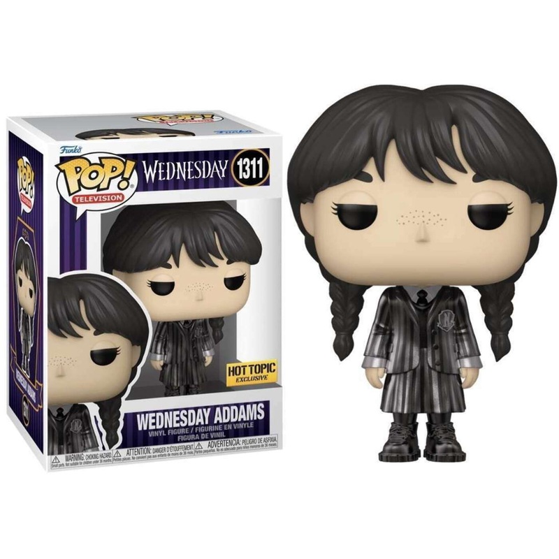 Funko Pop! Wednesday - Wednesday Addams 1311 Hot Topic Exclusive + Free Protector