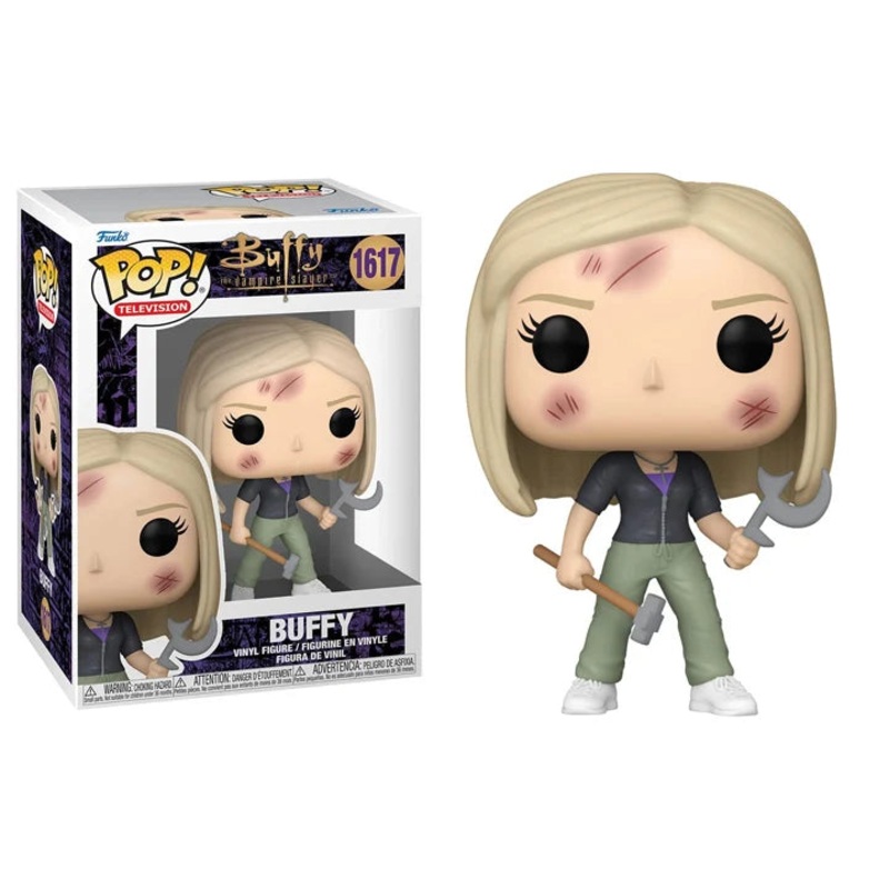Buffy the Vampire Slayer Buffy with Weapons Funko Pop! Vinyl Figure #1617 + Protector