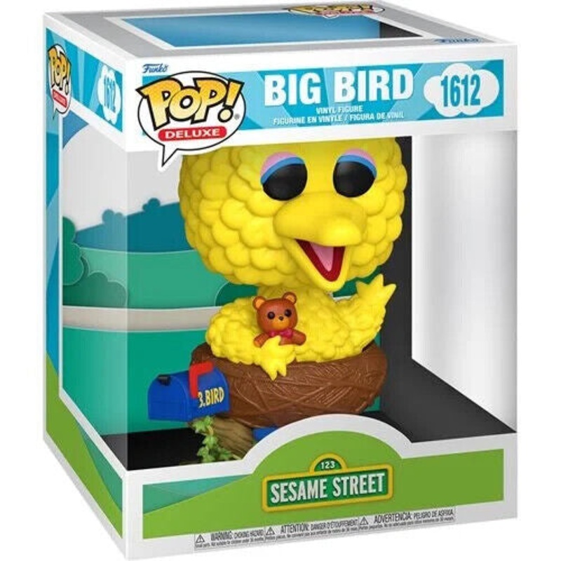Funko Pop! 123 Sesame Street Big Bird 1612 Deluxe 6-Inch Figure