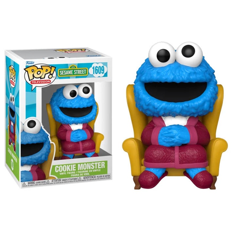 Funko Pop! 123 Sesame Street - Cookie Monster 1609 + Free Protector