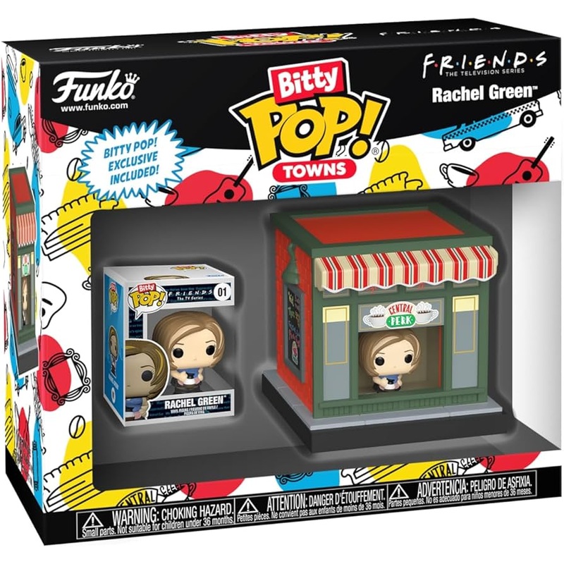 Funko Pop! Bitty Towns : Friends - Rachel Green and Central Perk