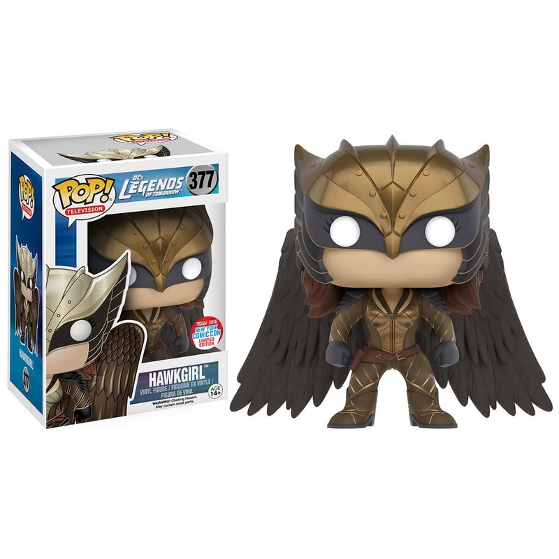 Funko Pop! DCs Legends of Tomorrow - Hawkgirl 377 Funko 2016 New York Comic Con Exclusive (VAULTED) (box ware) + Free Protector