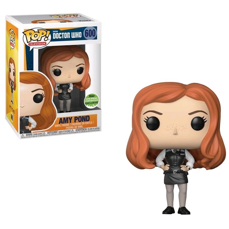 Funko Pop! Doctor Who : Amy Pond 600 Funko 2018 Spring Convention Exclusive (VAULTED) (small box ware) + Pop Protector