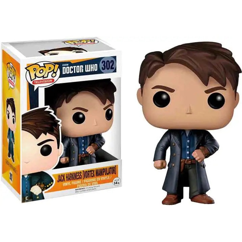 Funko Pop! Doctor Who : Jack Harkness (Vortex Manipulator) 302 (VAULTED) + Pop Protector