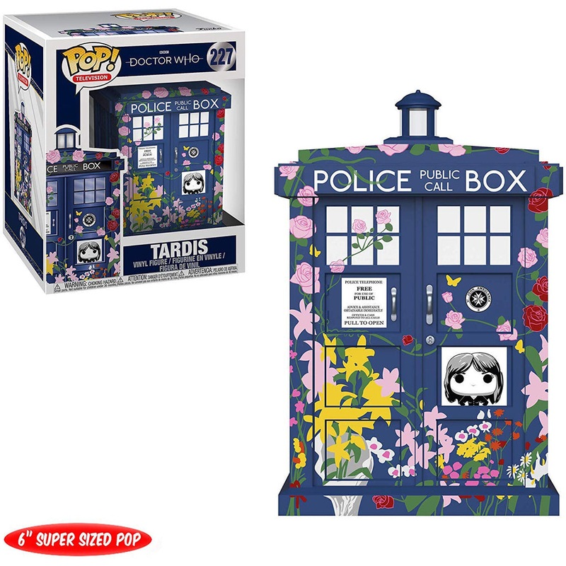Funko Pop! Doctor Who - Tardis (Flowers) 227 6-Inch Figure (VAULTED)