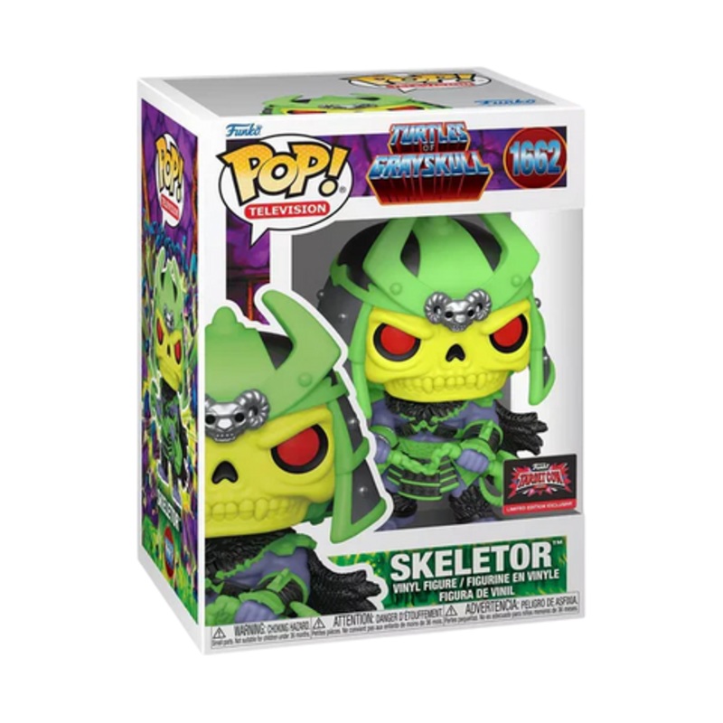 Funko Pop! Turtles of Grayskull : Skeletor 1662 Funko Target Con 2025 Exclusive + Pop Protector