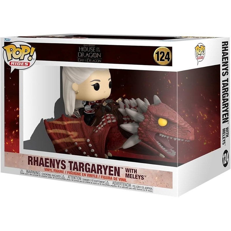 Game of Thrones : House of the Dragon Day of the Dragon - Rhaenys Targaryen with Meleys 124 Rides Figure