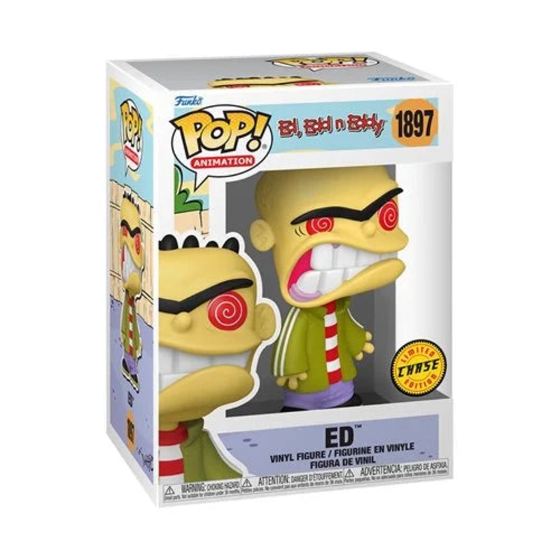 Preorder Ed, Edd n Eddy Ed Funko Pop! Vinyl Figure #1897 Guaranteed Chase + Protector