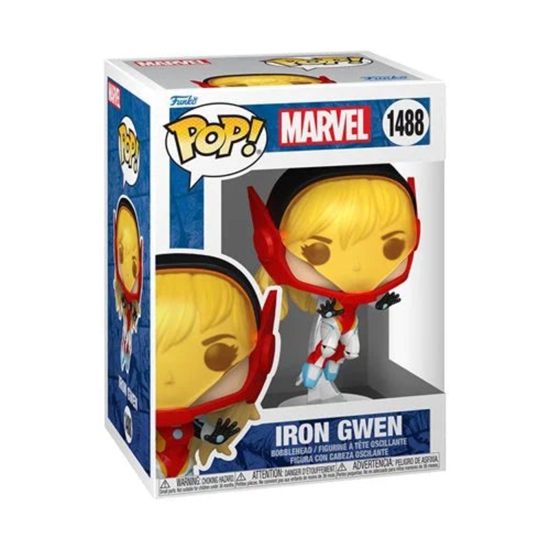 Preorder Spider-Gwen: Gwenverse Iron Gwen Funko Pop! Vinyl Figure #1488 + Protector