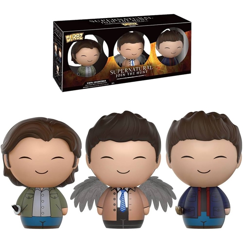 Supernatural Join The Hunt Dorbz 3-Pack Vinyl Collectibles HMV Exclusive (slight box ware)
