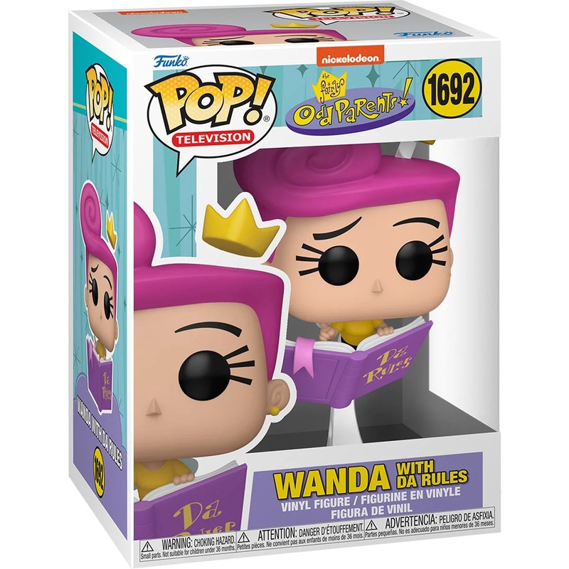 The Fairly OddParents Wanda with Da Rules Funko Pop! Vinyl Figure #1692 + Protector