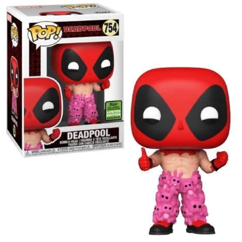 754Funko Pop! - Marvel Deadpool - Deadpool (with Teddy Pants) 754 *2021 Spring Convention Limited Edition Exclusive*