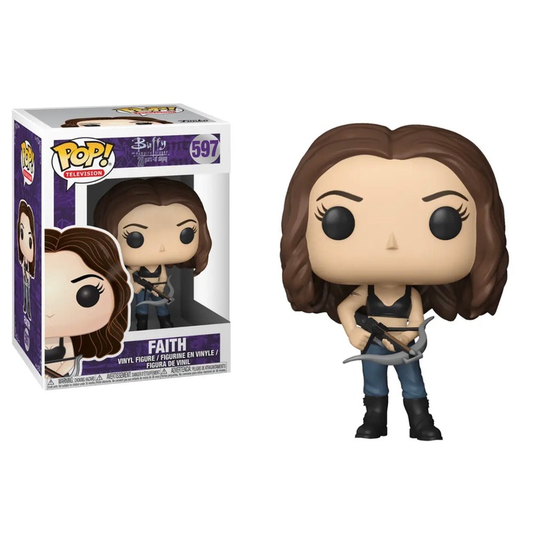 Funko Pop! Buffy The Vampire Slayer 20 Years of Slaying - Faith 597 + Free Protector (VAULTED)