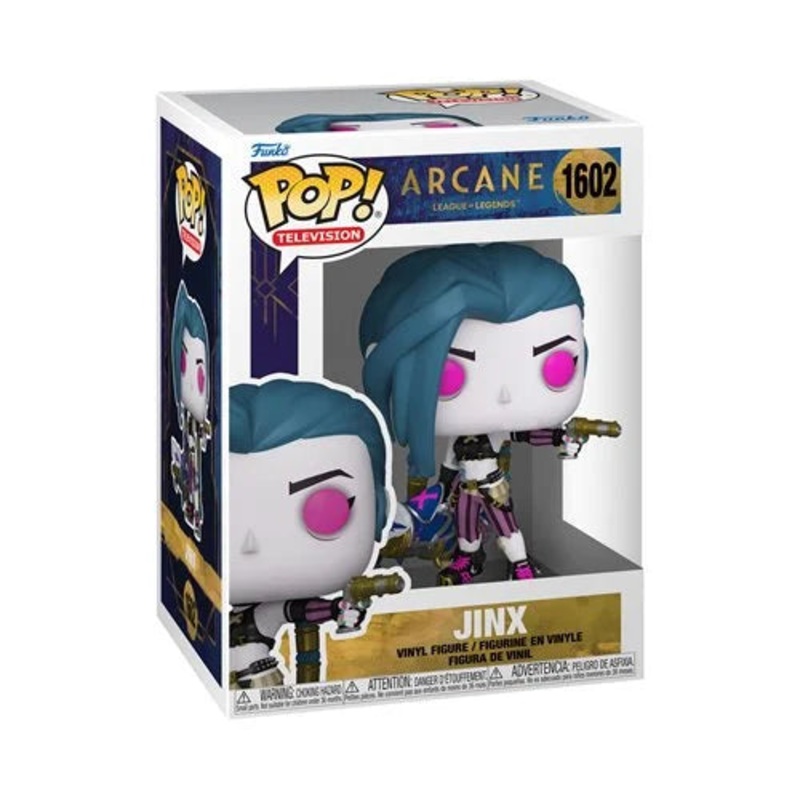 Preorder Arcane: League of Legends Jinx Funko Pop! Vinyl Figure #1602 + Protector