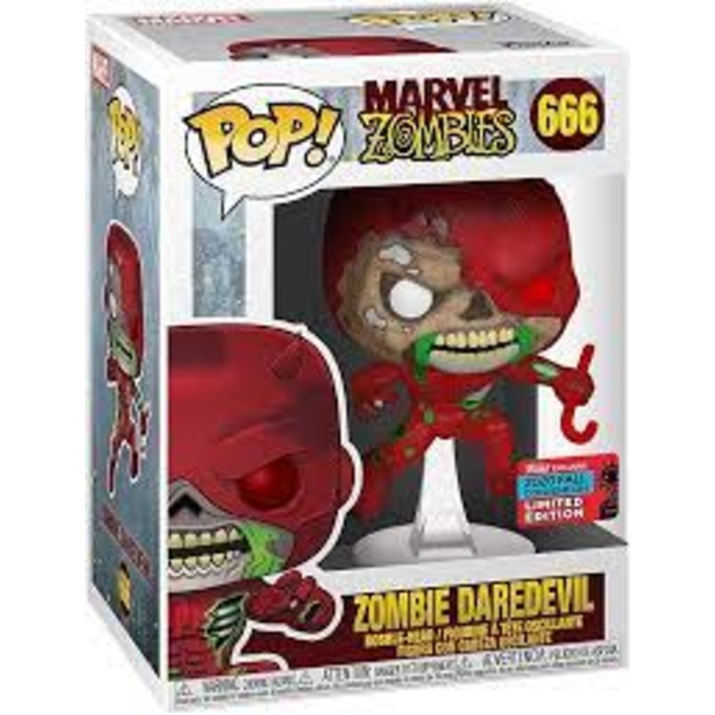 666Marvel Funko Pop - Zombie Daredevil - Marvel Zombies - NYCC Exclusive - No. 666