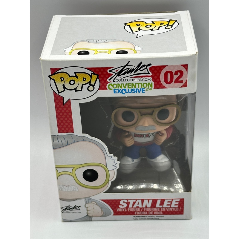 Stan Lee ( Fan Expo Canada ) (White Shoes) 02 Funko PoP! + PoP Protector