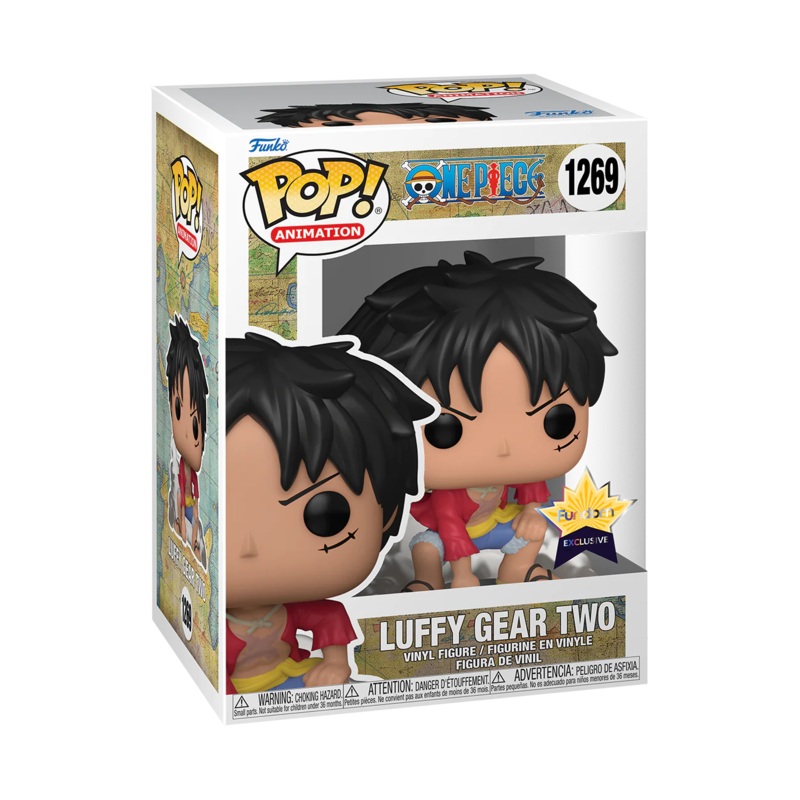 1269 FUNKO POP! ANIMATION: ONE PIECE - MONKEY D. LUFFY GEAR TWO FUNDOM EXCLUSIVE 1269 + Protector