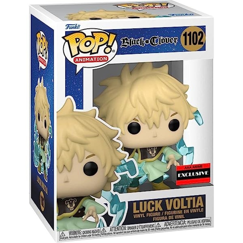 BLACK CLOVER: LUCK VOLTIA FUNKO POP! #1102 COMES WITH PROTECTOR