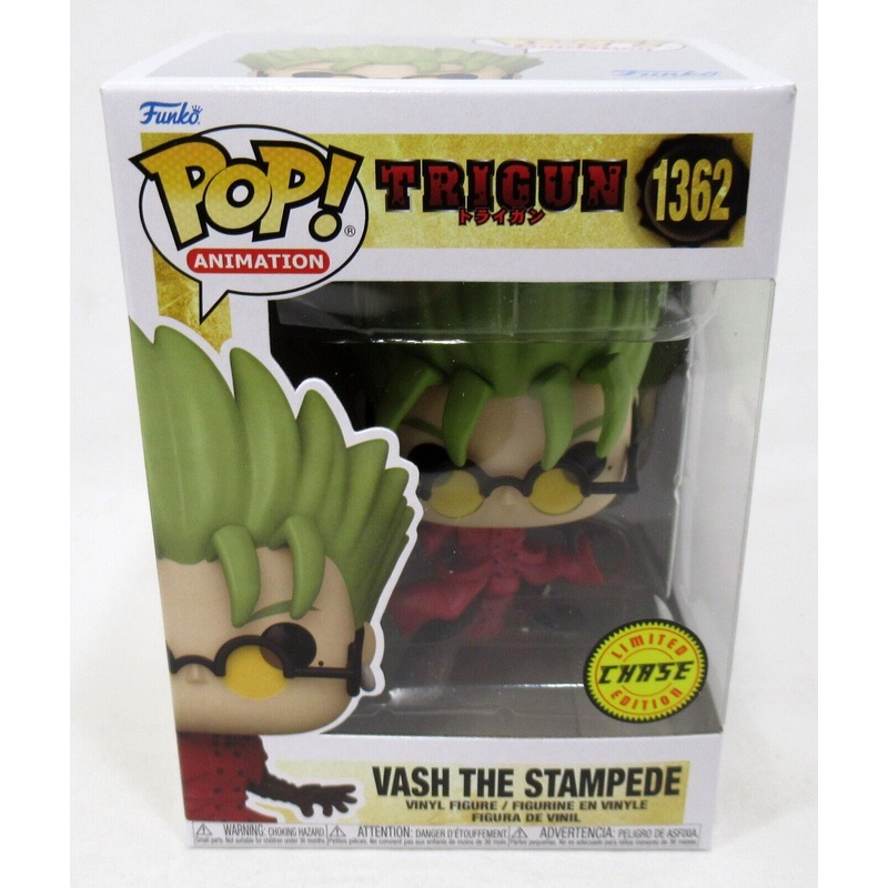 Funko Pop Animation Trigun 1362 Vash the Stampede Chase Figure & Free Case