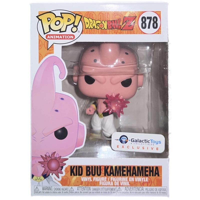 Kid Buu Kamehameha 878 Funko PoP! Animation Galactic Toys Exclusive + PoP Protector