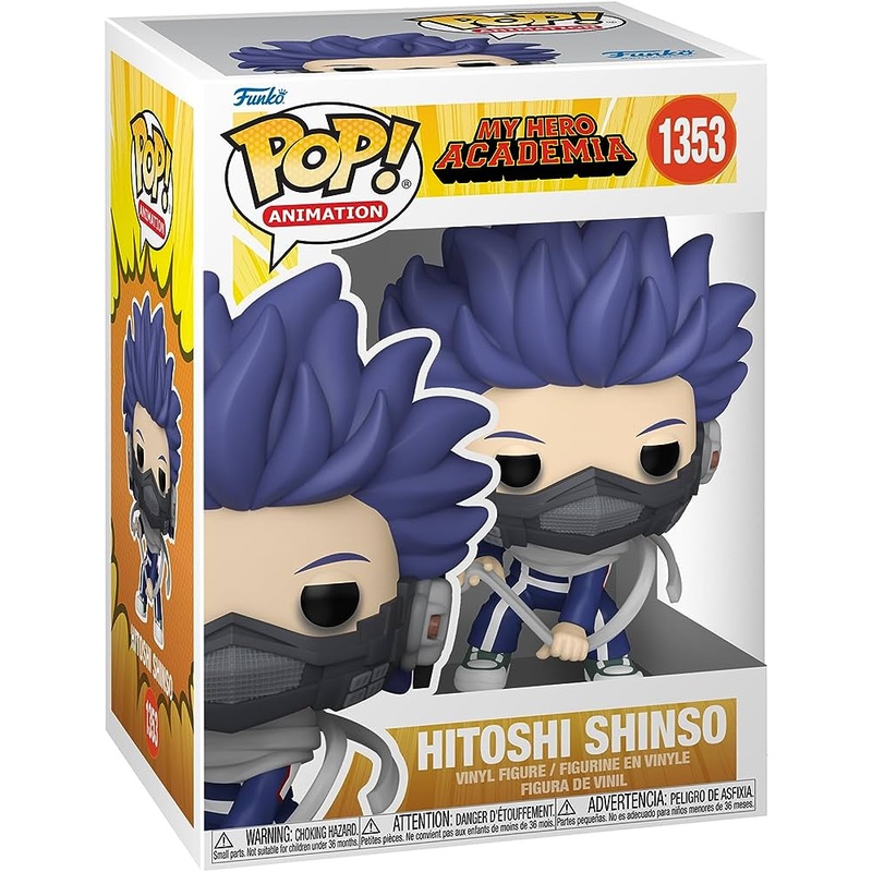 My Hero Academia Hitoshi Shinso Funko Pop! Vinyl Figure #1353 + PROTECTOR!