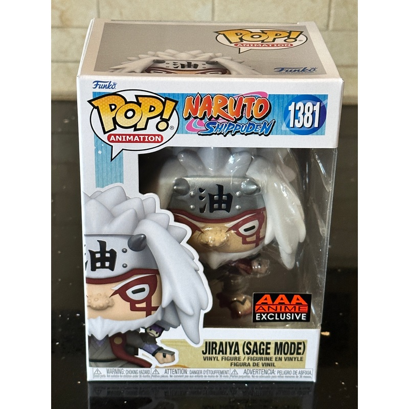 Naruto: Shippuden Jiraiya Sage Mode Funko Pop! Vinyl Figure - AAA Anime Exclusive 1381