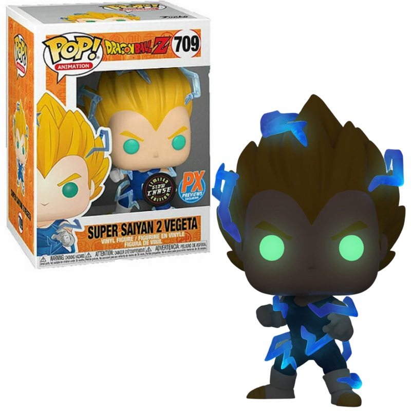 Super Saiyan 2 Vegeta (glow) CHASE: Glow in the Dark + PX Previews Exclusive (GITD)