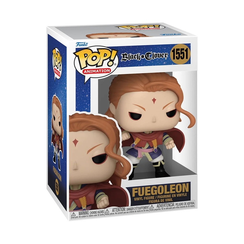 Black Clover Fuegoleon Funko Pop! Vinyl Figure #1551 + PoP Protector