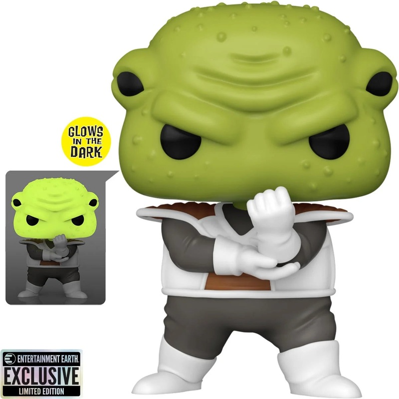 Dragon Ball Z Guldo Glow-in-the-Dark Funko Pop! Vinyl Figure #1491 - Entertainment Earth Exclusive + FREE PROTECTOR