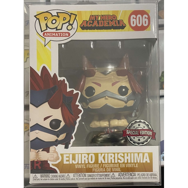 Eijiro Kirishima (Metallic) Red Riot Special Edition Sticker 606 + PoP Protector