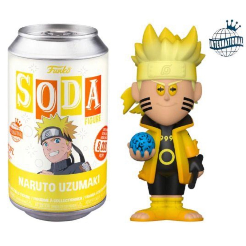 Shonen Jump Naruto Shippuden Naruto Uzumaki Sealed Limited Edition Funko Soda Pop Figure - Chance of CHASE! (Blemish)