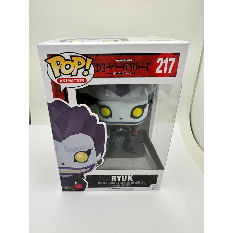 Death Note Ryuk Vinyl Funko POP Animation #217 Genuine Authentic Vaulted + PoP Protector