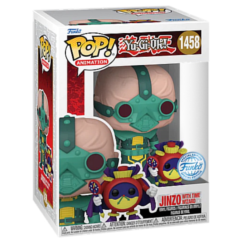 Jinzo With Time Wizard Subvariant title: Special Edition Exclusive 1458 + PoP Protector