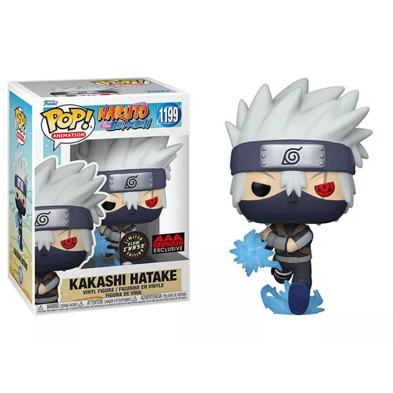 Naruto Shippuden Kakashi Hatake Chase Funko Pop! Vinyl Figure #1199 + PoP Protector