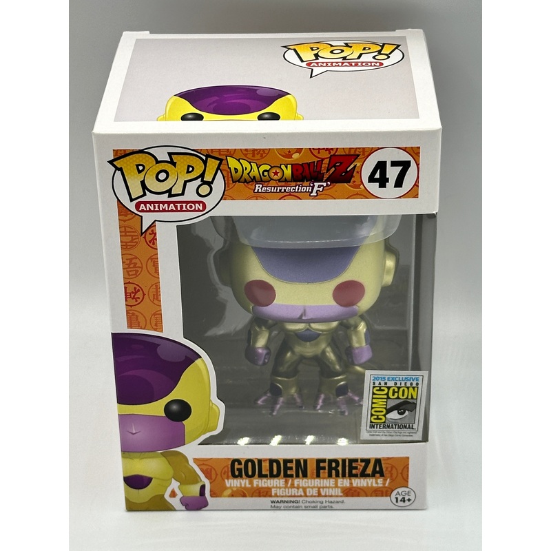 Authentic Funko Pop! Vinyl Dragon Ball Z Frieza (Metallic) Red Eyes SDCC 2015 + PoP Protector