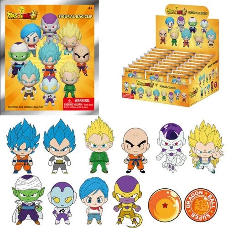 Dragon Ball Super Series 2 3D Foam Bag Clip ( Mystery Bag Singles  One Variation Chosen at Random )