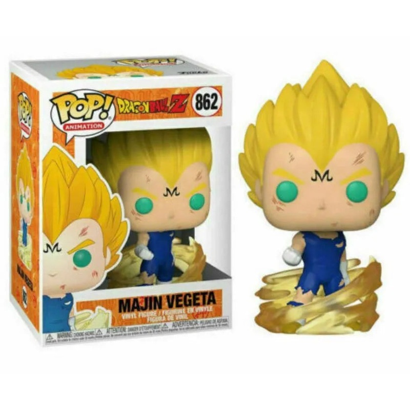 Dragon Ball Z Majin Vegeta Anime Funko Pop! Vinyl Figure #862 + PoP Protector