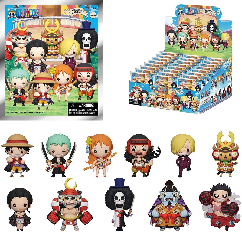 One Piece Series 2 3D Foam Bag Clip ( Mystery Bag Singles  One Variation Chosen at Random )