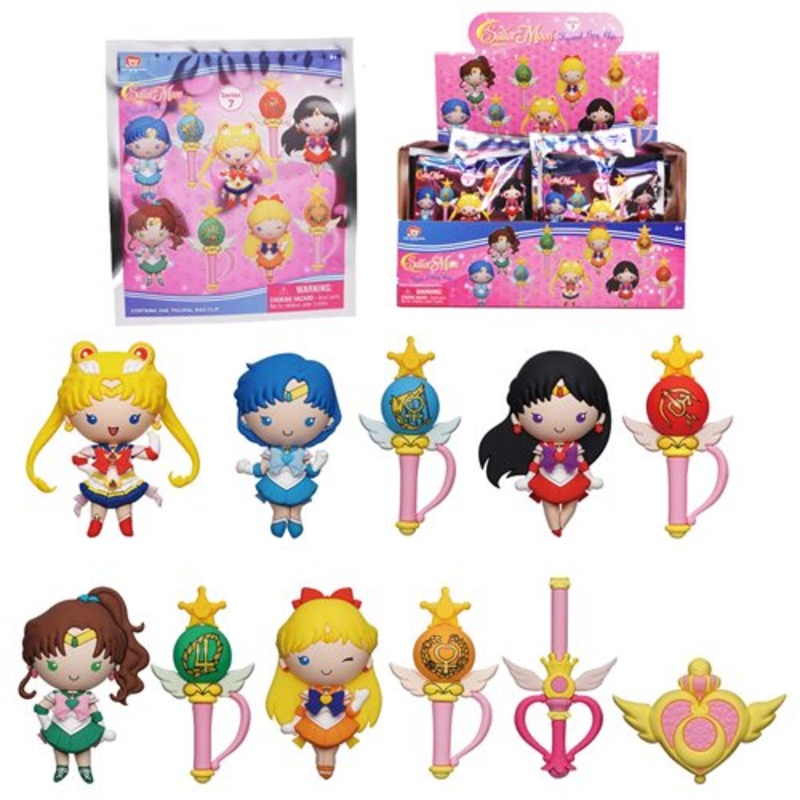 Sailor Moon Series 7 3D Foam Bag Clip ( Mystery Bag Singles  One Variation Chosen at Random )