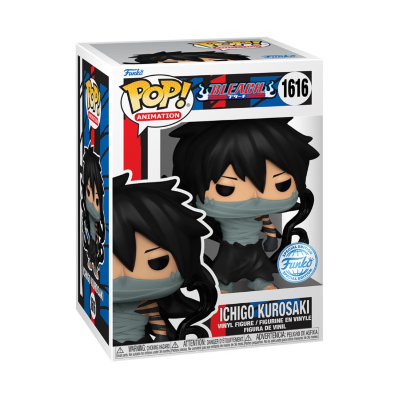 Bleach - Ichigo Kurosaki (Getsuga) Pop! Vinyl Figure 1616 + PoP Protector