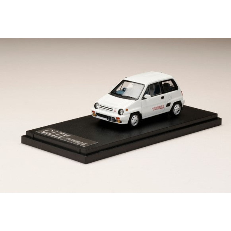 [ Back-order ] MARK43 PM43139AW 1:43 Honda CITY TURBO II 1983 With Option Aluminum Wheel GREEK WHITE