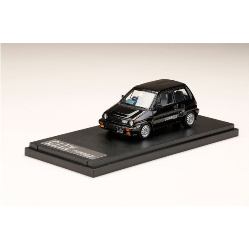 [ Back-order ] MARK43 PM43139BK 1:43 Honda CITY TURBO II 1983 BLACK (CUSTOMIZED COLOR)