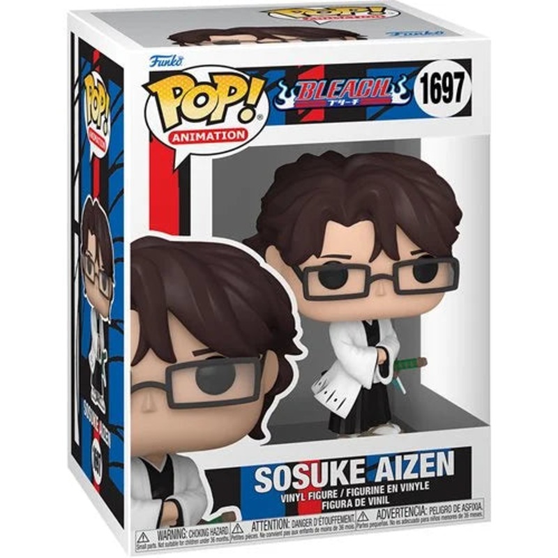Bleach Sosuke Aizen Funko Pop! Vinyl Figure #1697 + Free Protector