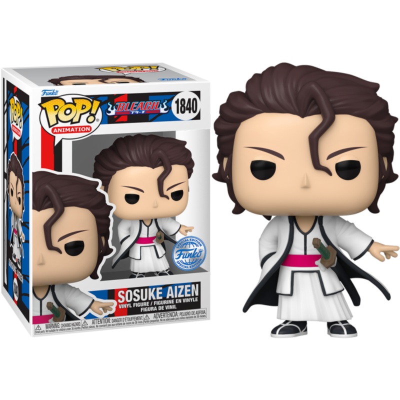 Bleach - Sosuke Aizen (No Glasses) 1840 Pop! Vinyl Figure + Protector