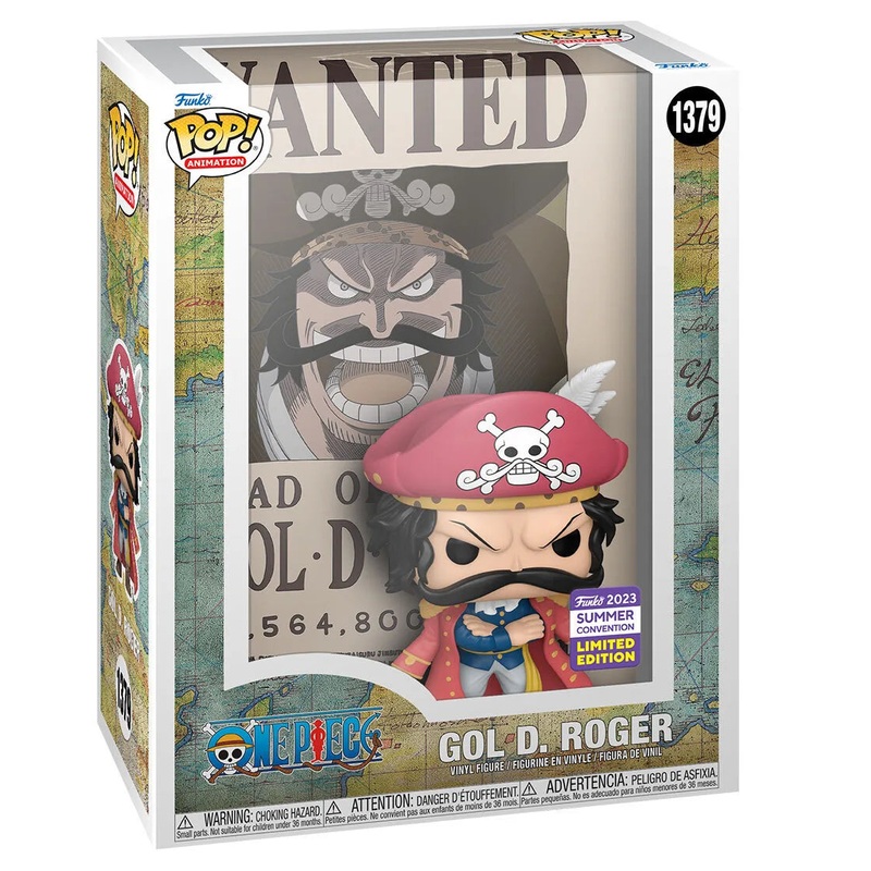 Funko Pop Gol D. Roger Wanted Poster SDCC Shared Exclusive One Piece 1379