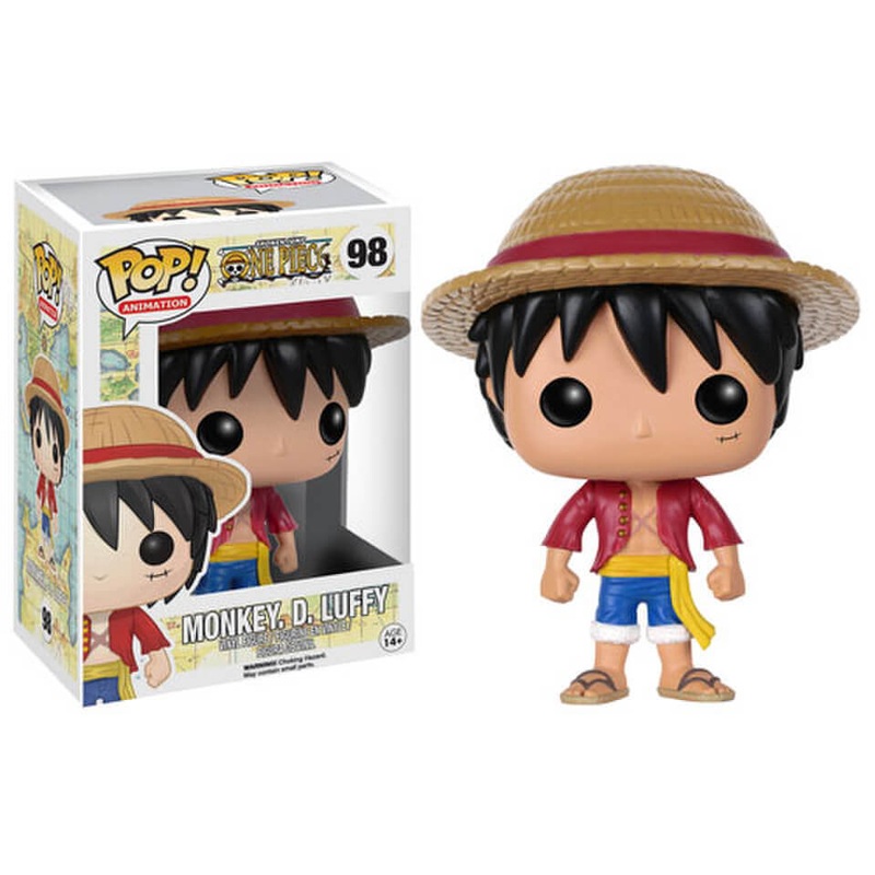 One Piece - Monkey D. Luffy Vinyl Figure Funko Pop! #98 + Free Protector