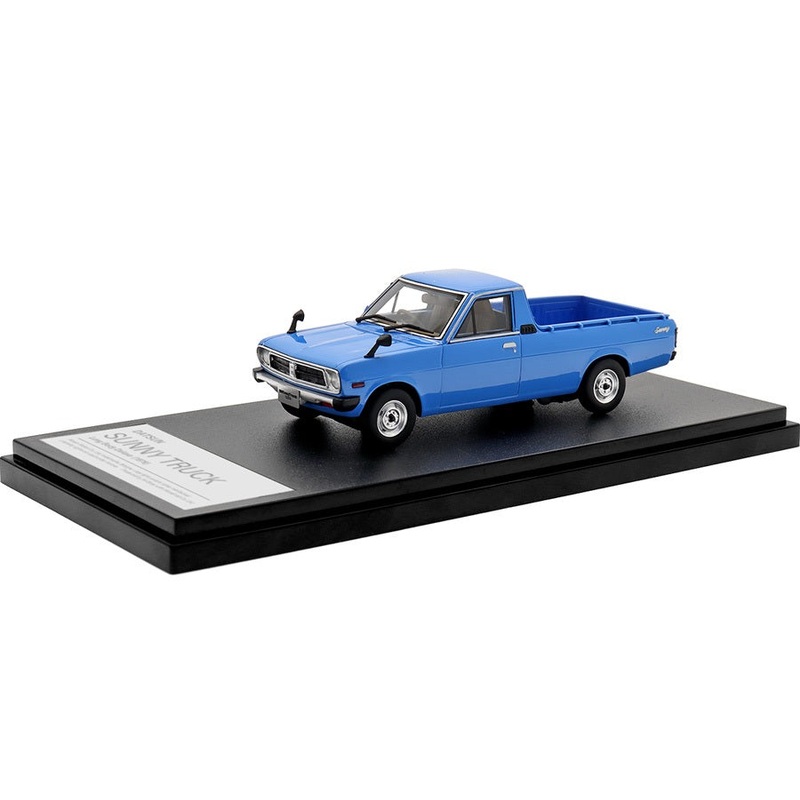 [ Back-order ] Hi-Story HS418BL 1:43 DATSUN SUNNY TRUCK Long Body Deluxe (1979) Blue Resin