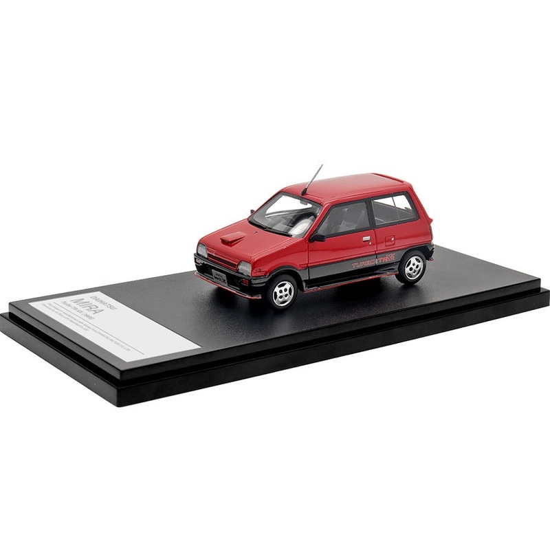 [ Back-order ] Hi-Story HS423RE 1:43 DAIHATSU MIRA Turbo TR-XX (1985) Two Tone Red/Black Resin