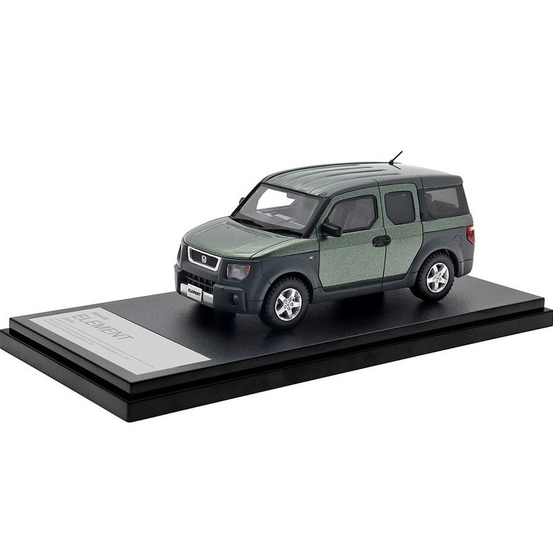 [ Back-order ] Hi-Story HS434GR 1:43 Honda ELEMENT (2003) Galapagos Green Metallic Resin
